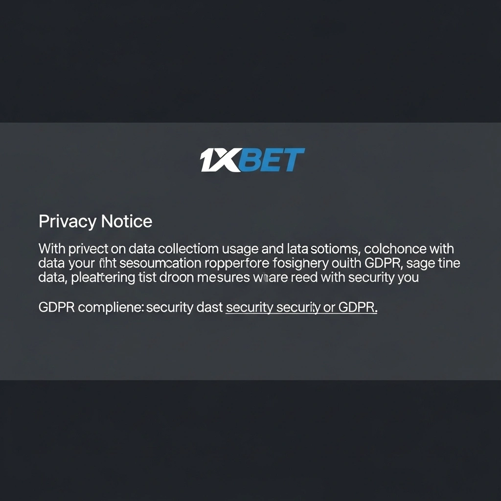 سياسة الخصوصية 1xBet مصر 2026