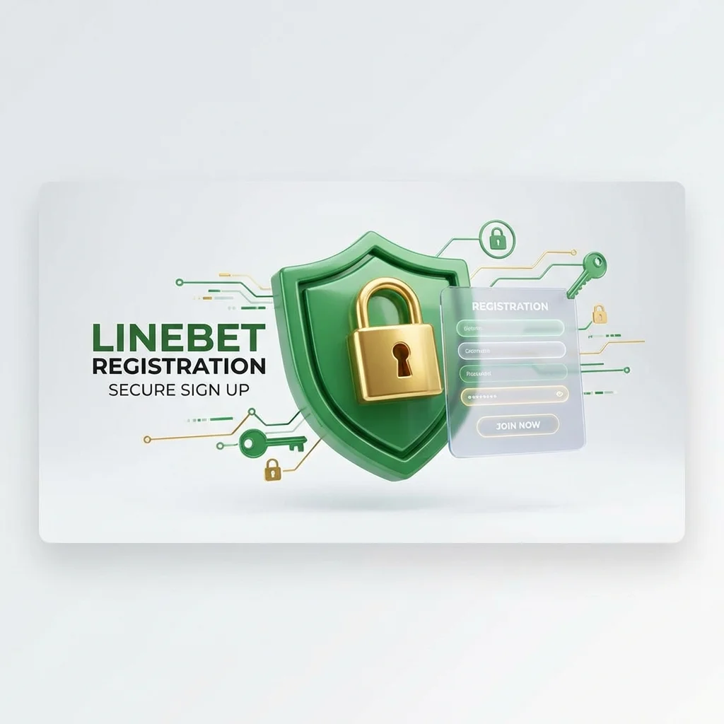 تسجيل حساب في Linebet - تصميم ثلاثي الأبعاد