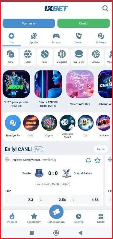 Aplicación 1xBet